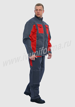 Костюм рабочий мужской арт. Р-02-21-ГР