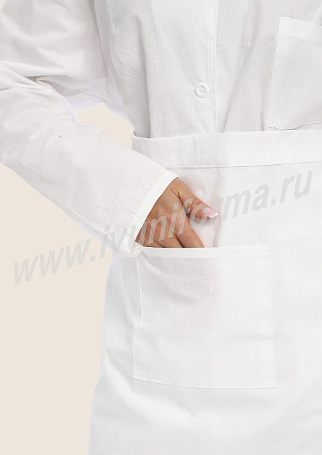 Фартук-передник пекаря унисекс арт. ПВ-04-01-БЗ